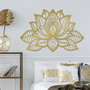Wallity Lotussa-2 Accesorio Decorativo de Pared Dorado
